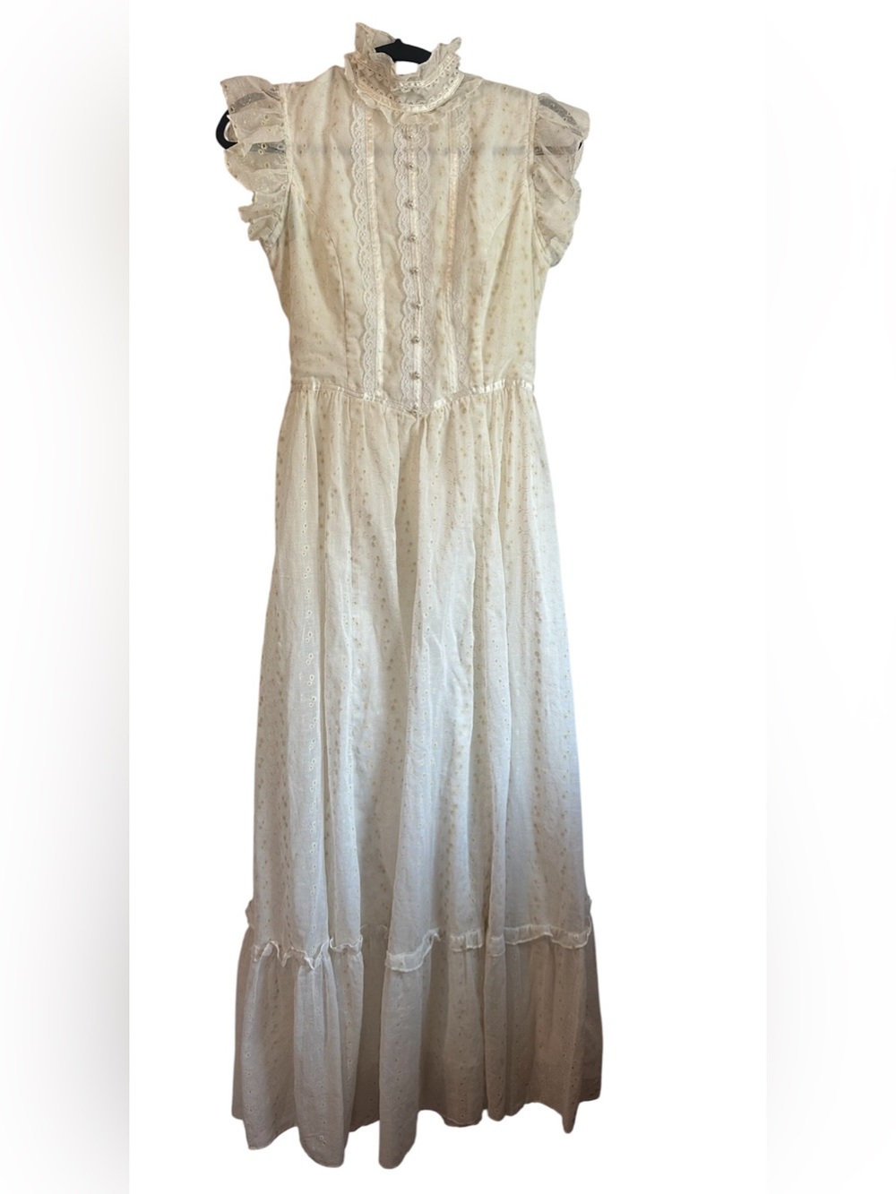 Vintage 1970s Gunne Sax Jessica McClintock boho prairie dress size 7